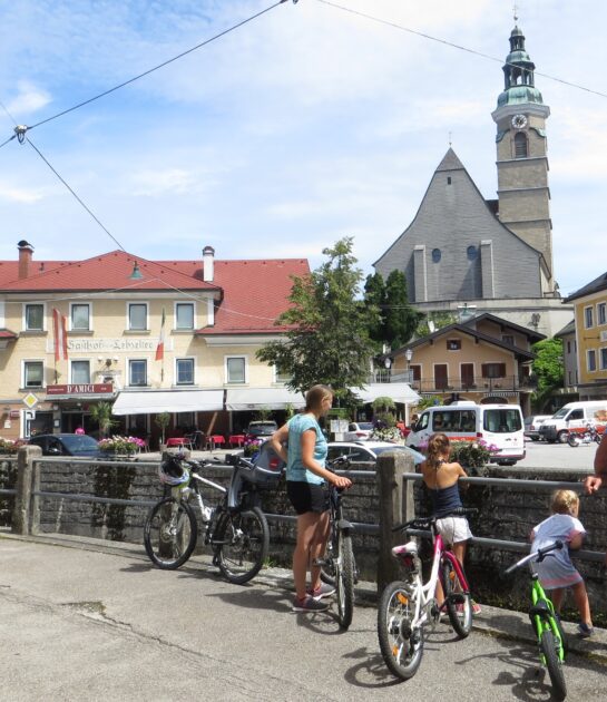 Radtour mit der Familie in Straßwalchen
