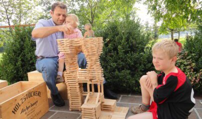 Building wooden sticks