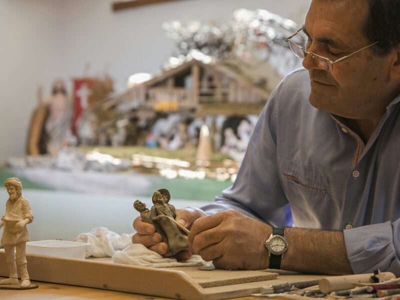 Albert Steiner clay figure ©Tourismusverband Seeham / Ralf Weichselbaumer