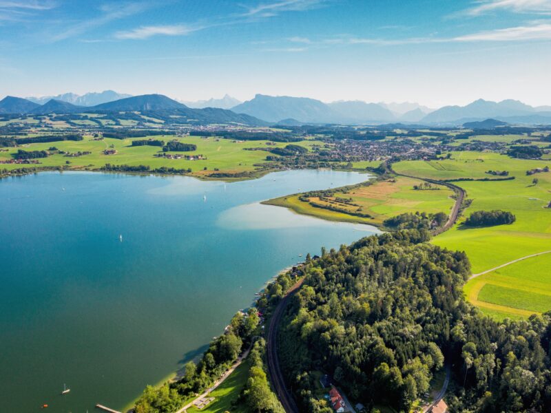 Wallersee Seekirchen Alpenblick ©P. Sütö