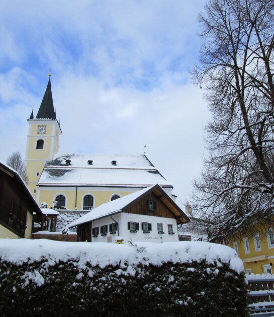 Henndorf am Wallersee in winter