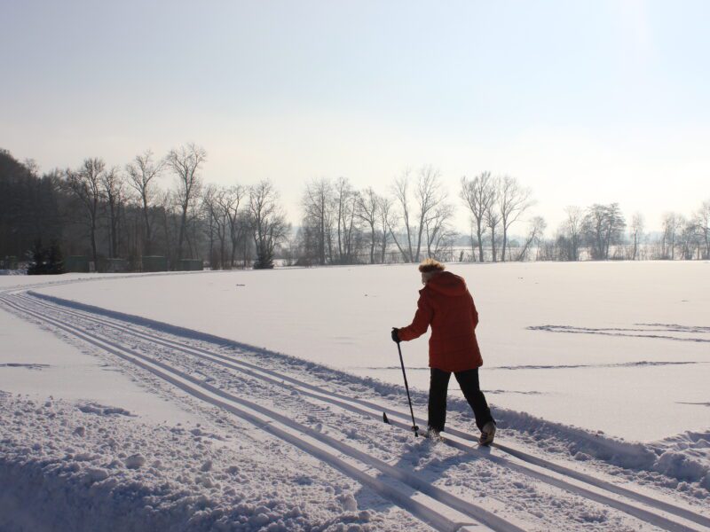 Cross-country skiing in Berndorf