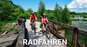 Radfahren durchs Seenland