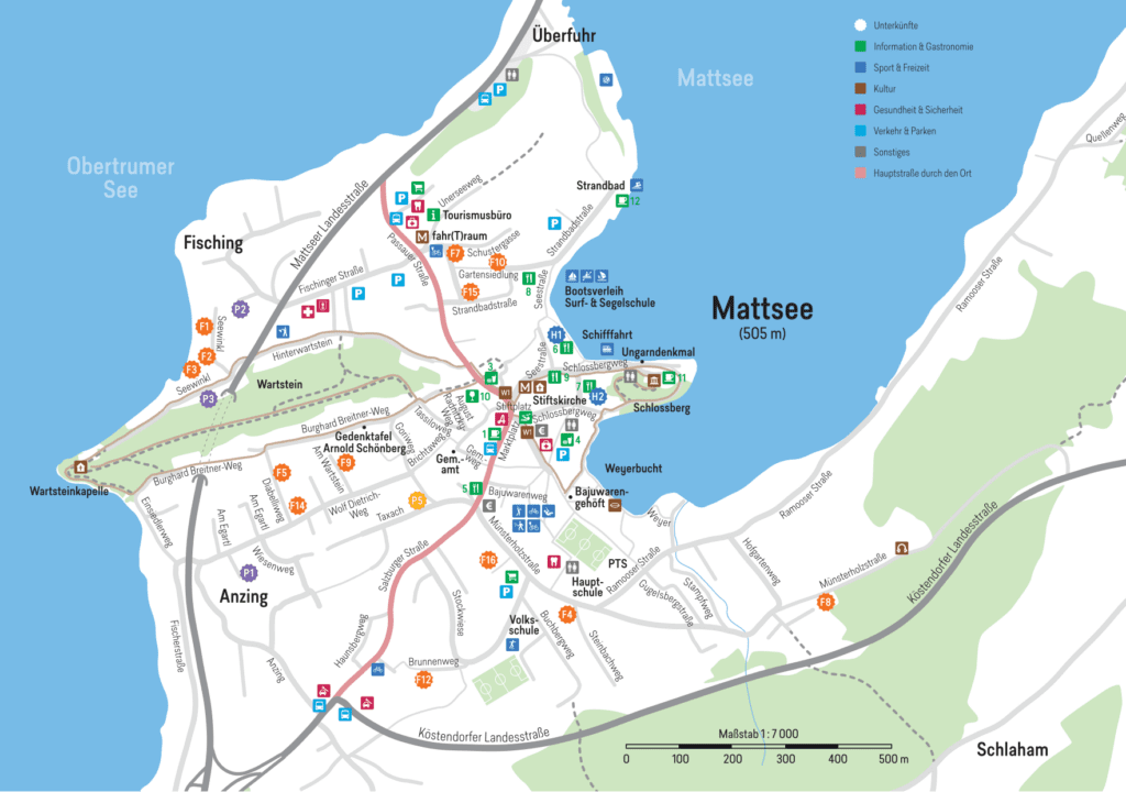 Ortsplan Mattsee